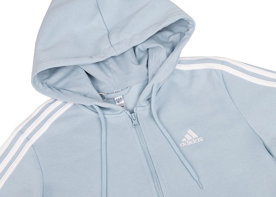 adidas Dámska mikina Essentials FL 3S Full-Zip Hoodie IR6076