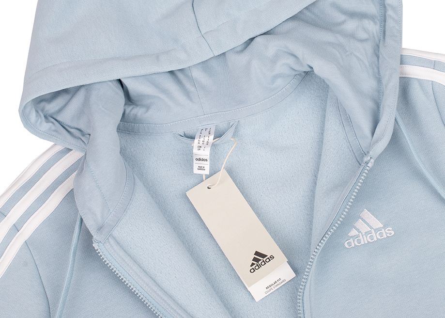 adidas Dámska mikina Essentials FL 3S Full-Zip Hoodie IR6076