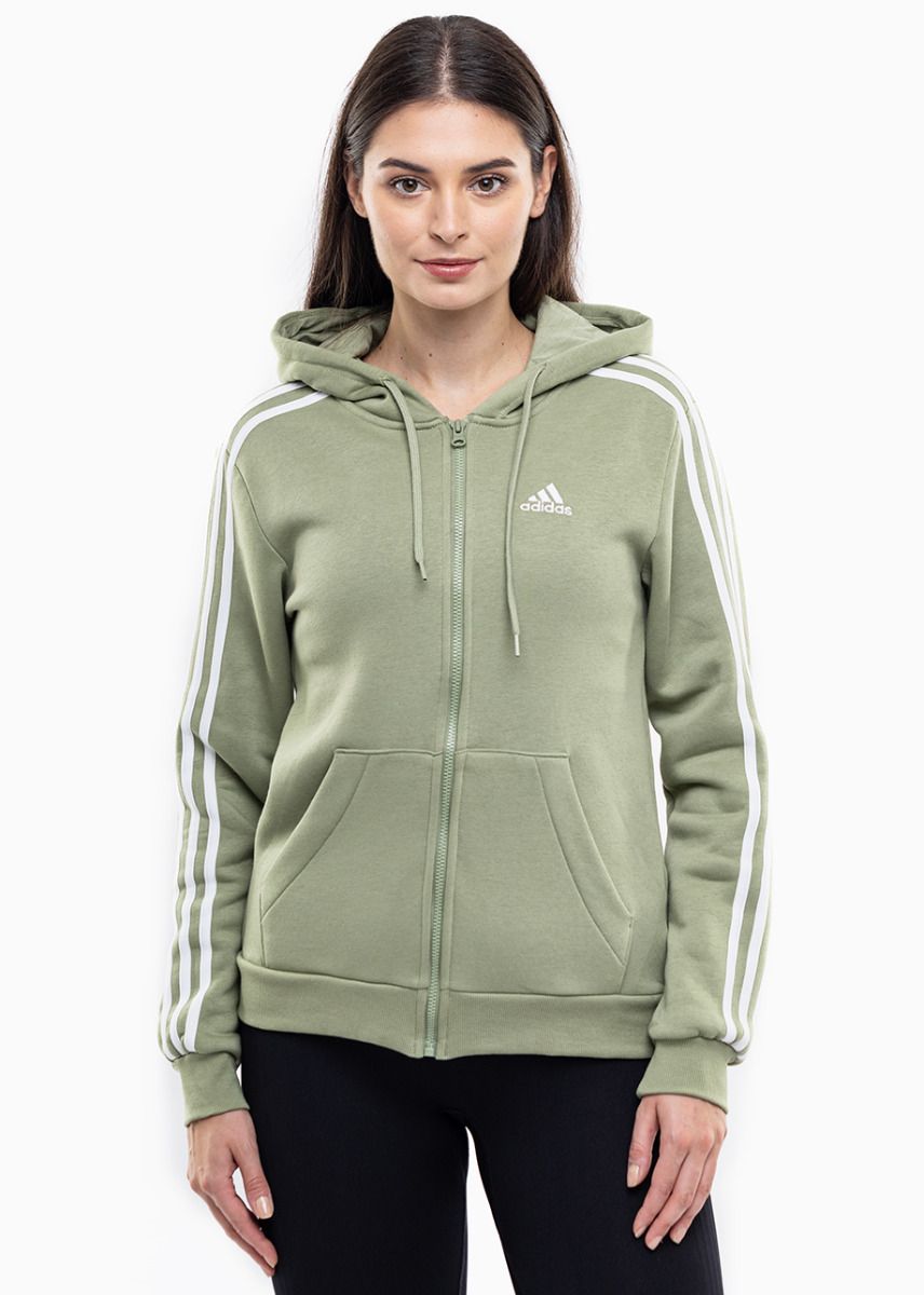 adidas Dámska mikina Essentials FL 3S Full-Zip Hoodie JP2352