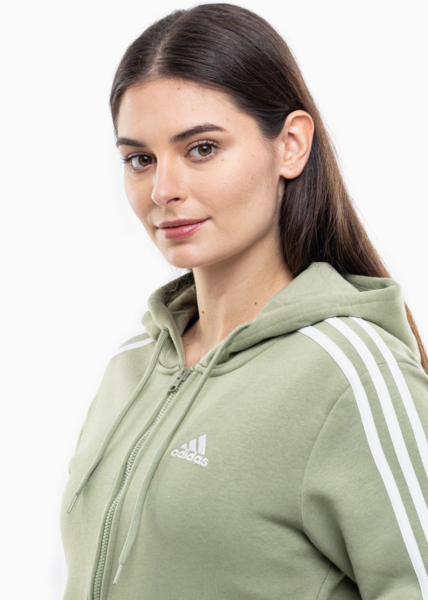 adidas Dámska mikina Essentials FL 3S Full-Zip Hoodie JP2352