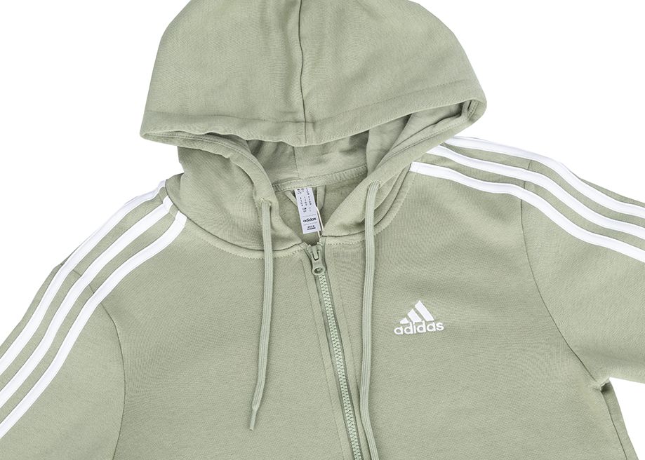 adidas Dámska mikina Essentials FL 3S Full-Zip Hoodie JP2352