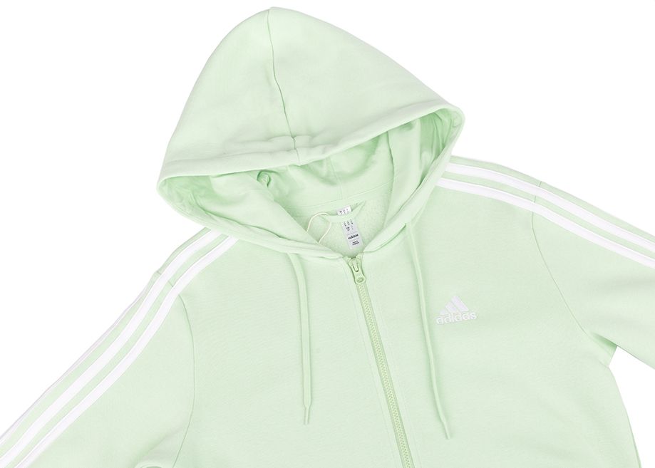 adidas Dámska mikina Essentials FL 3S Full-Zip Hoodie IR6077