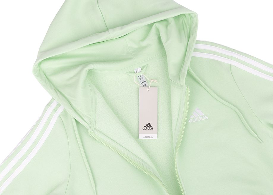 adidas Dámska mikina Essentials FL 3S Full-Zip Hoodie IR6077