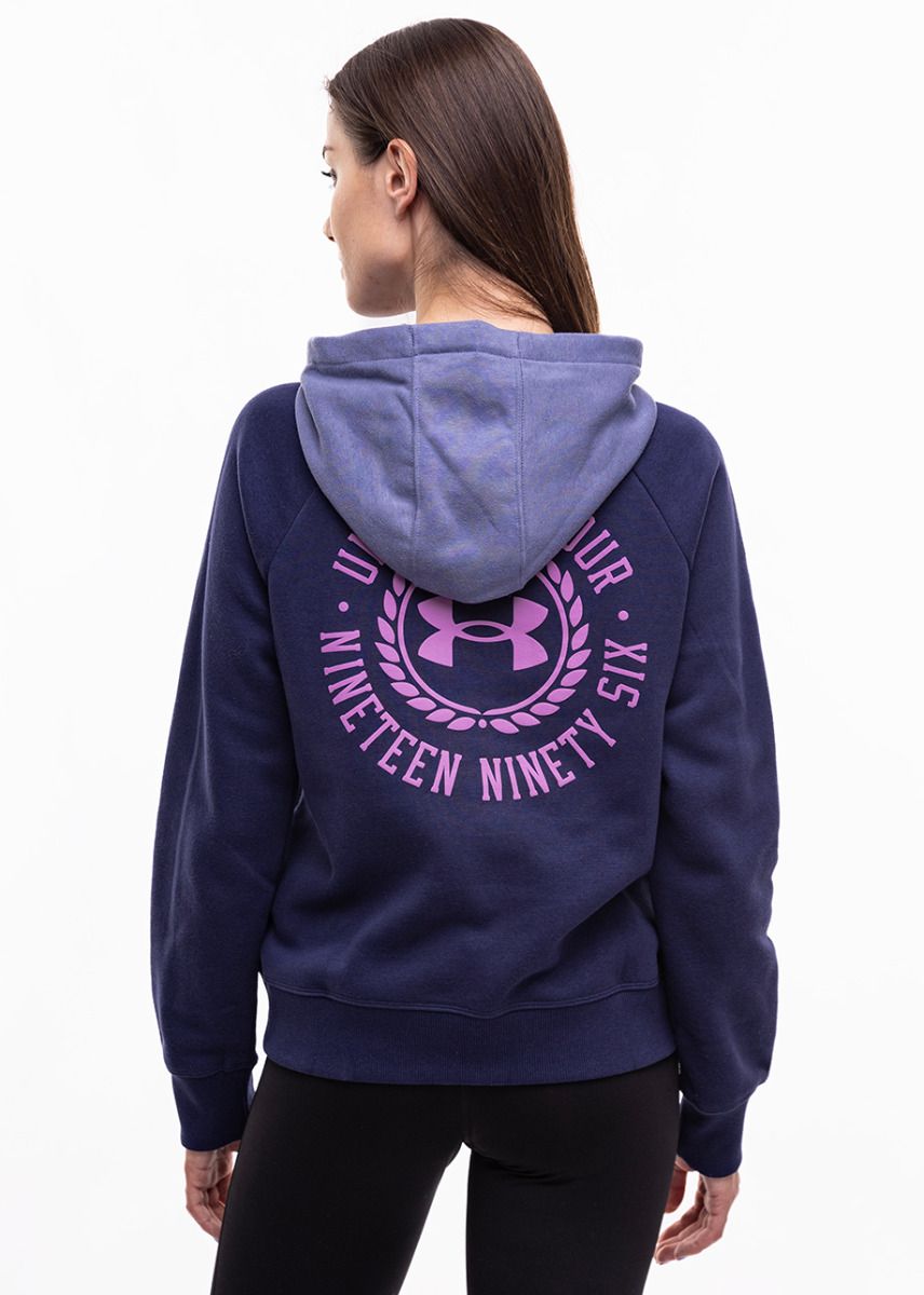 Under Armour Dámska mikina Rival Fleece CB Hoodie 1373031 410