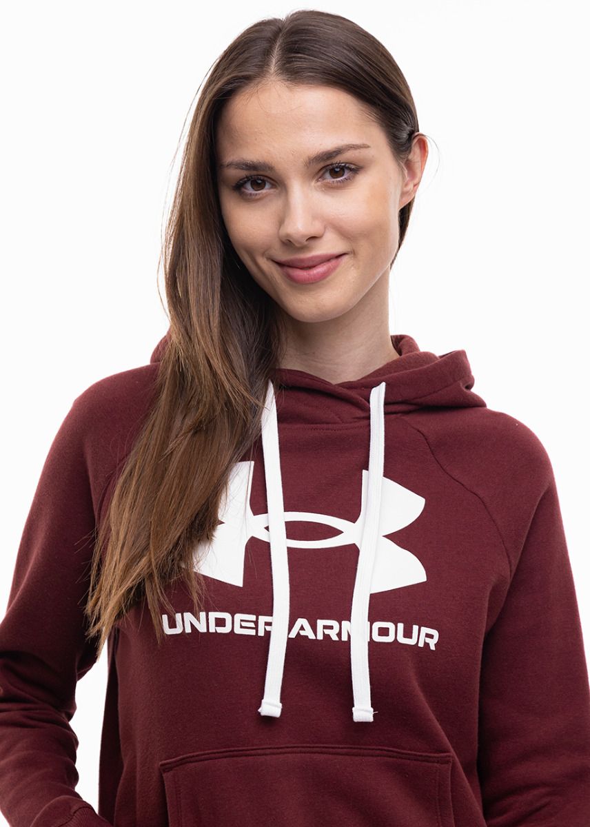 Under Armour Mikina Dámska Rival Fleece Logo Hoodie 1356318 690