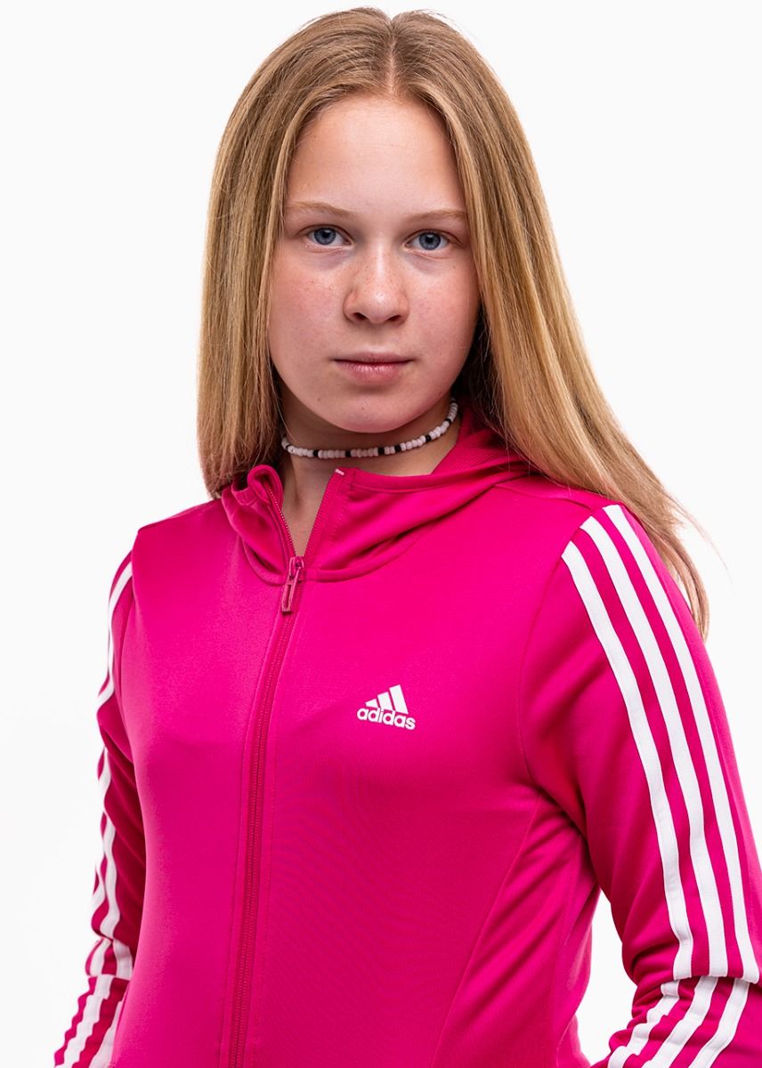 adidas Detská mikina Designed 2 Move 3-Stripes Hoodie HM4485