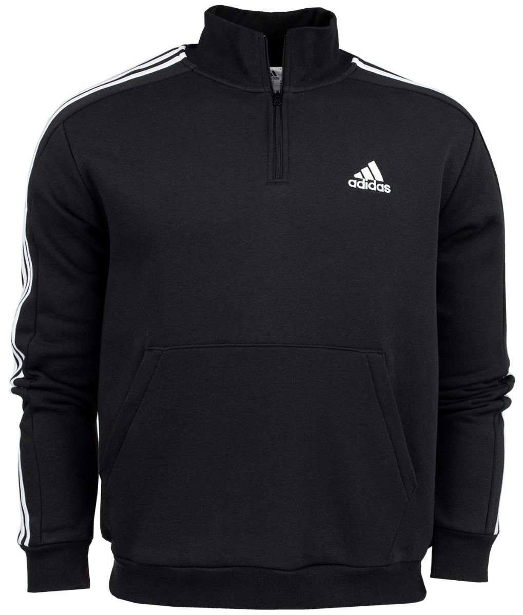 adidas Pánska mikina Essentials Fleece 3-Stripes 1/4-Zip HZ6235