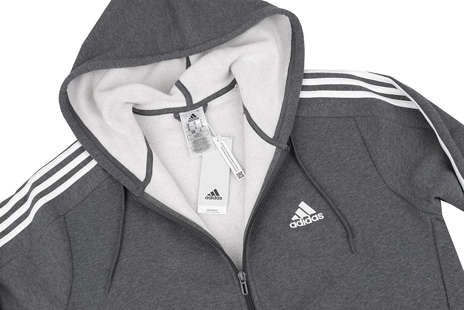 adidas Pánska mikina Essentials Fleece 3-Stripes Full-Zip IJ6480