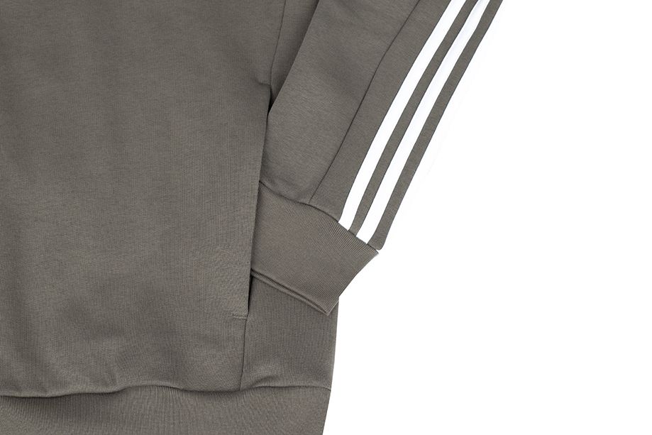 adidas Pánska mikina Essentials Fleece 3-Stripes Full-Zip IJ6492 EUR L OUTLET