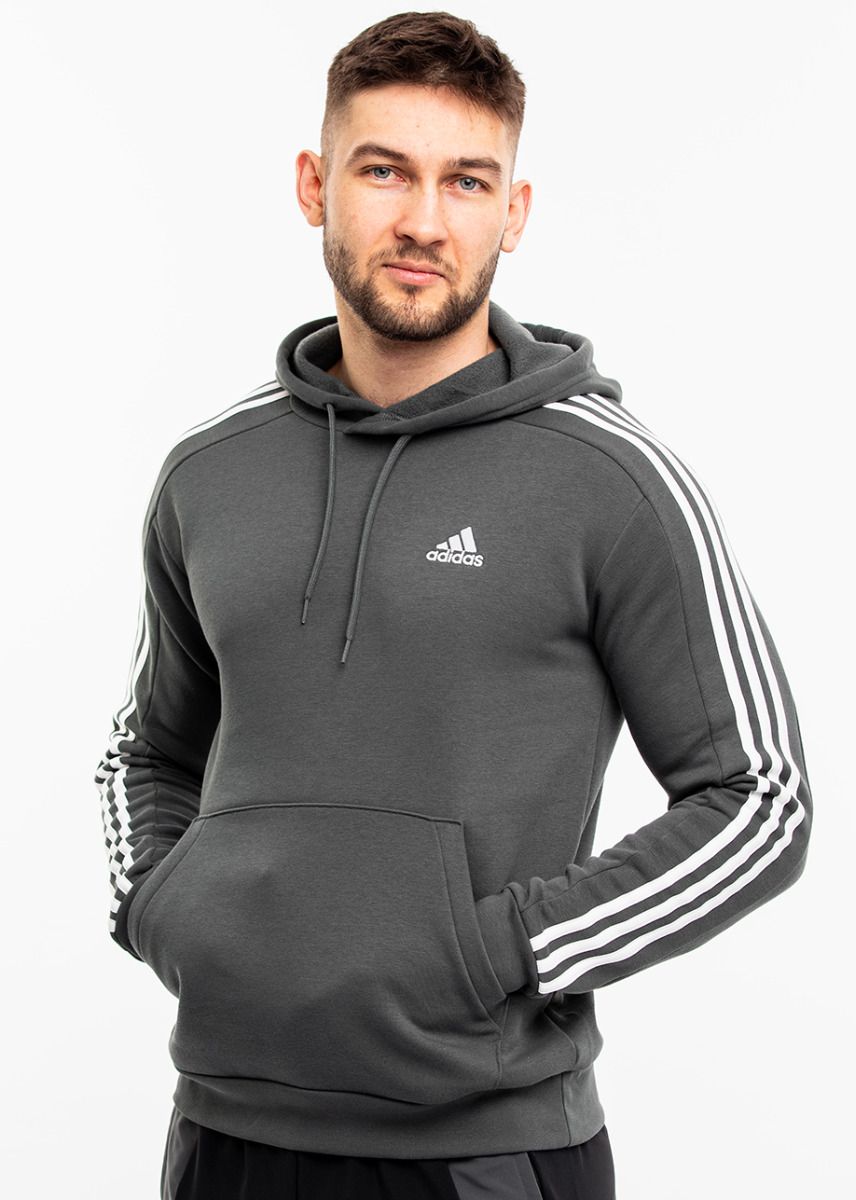 adidas Pánska mikina Essentials Fleece 3-Stripes Hoodie IX2366