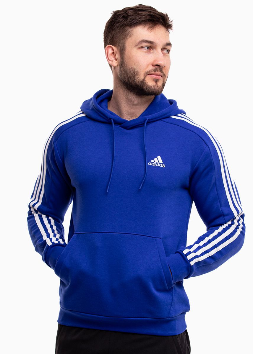 adidas Pánska mikina Essentials Fleece 3-Stripes Hoodie IJ8934