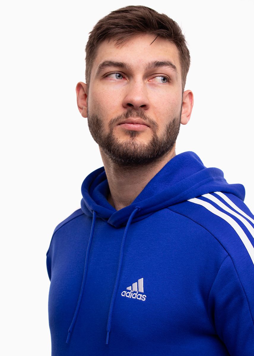 adidas Pánska mikina Essentials Fleece 3-Stripes Hoodie IJ8934