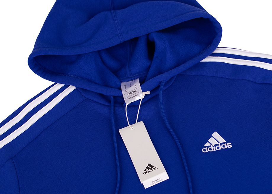 adidas Pánska mikina Essentials Fleece 3-Stripes Hoodie IJ8934