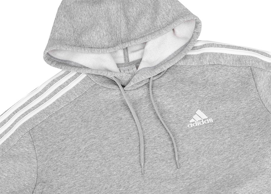 adidas Pánska mikina Essentials Fleece 3-Stripes Hoodie IJ6474