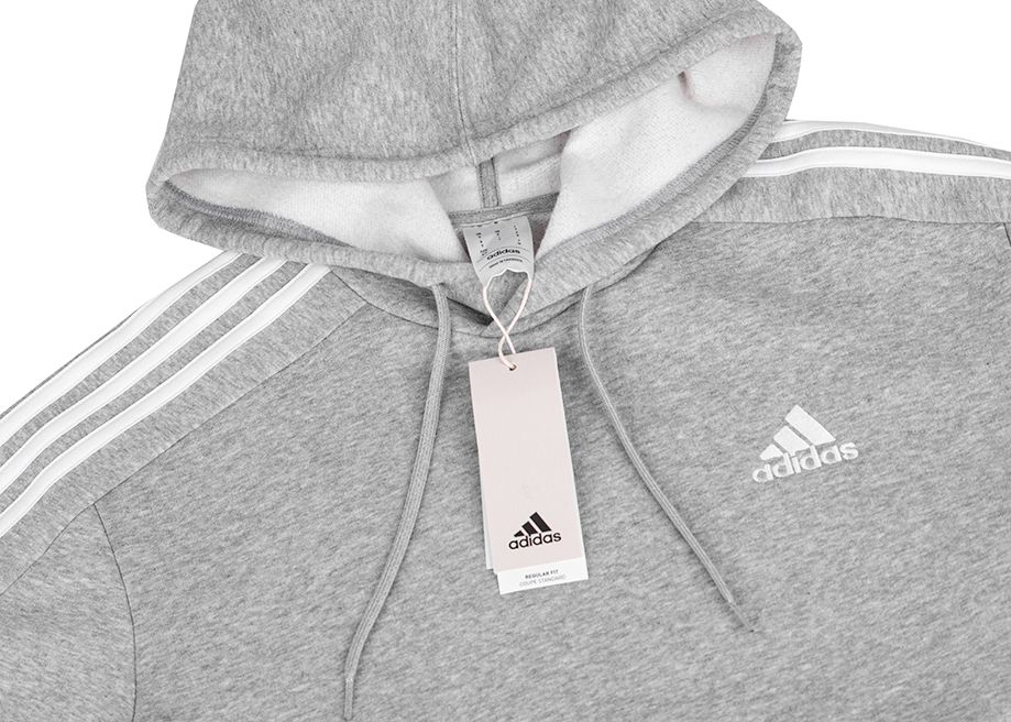 adidas Pánska mikina Essentials Fleece 3-Stripes Hoodie IJ6474