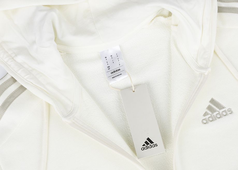 adidas Pánska mikina Essentials French Terry 3-Stripes Full-Zip Hoodie IS1373