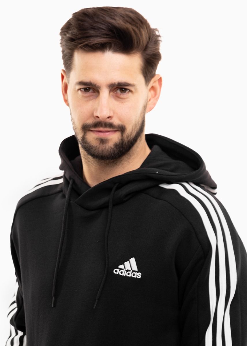 adidas Pánska mikina Essentials French Terry 3-Stripes Hoodie IC0435 adidas Pánska mikina Essentials French Terry 3-Stripes Hoodie IC0435