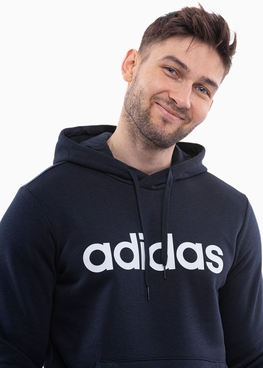 adidas Mikina Pánska Essentials French Terry Linear Logo Hoodie GK9066