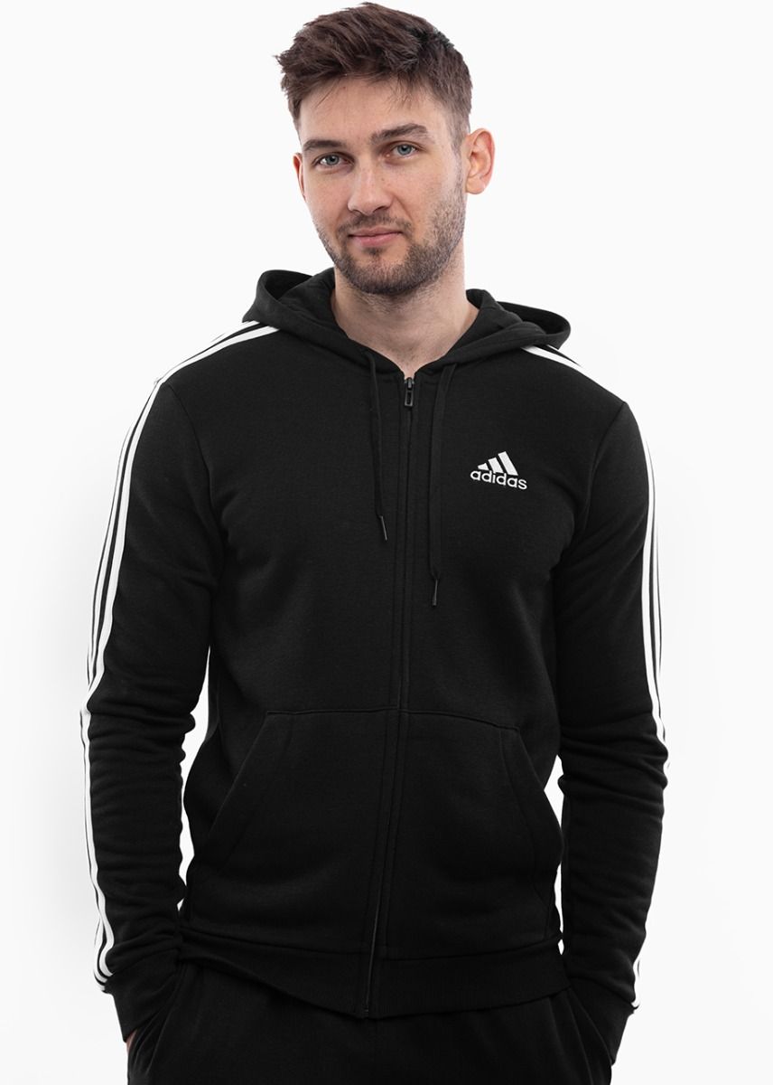 adidas Mikina Pánske Essentials Full-Zip Hoodie GK9051