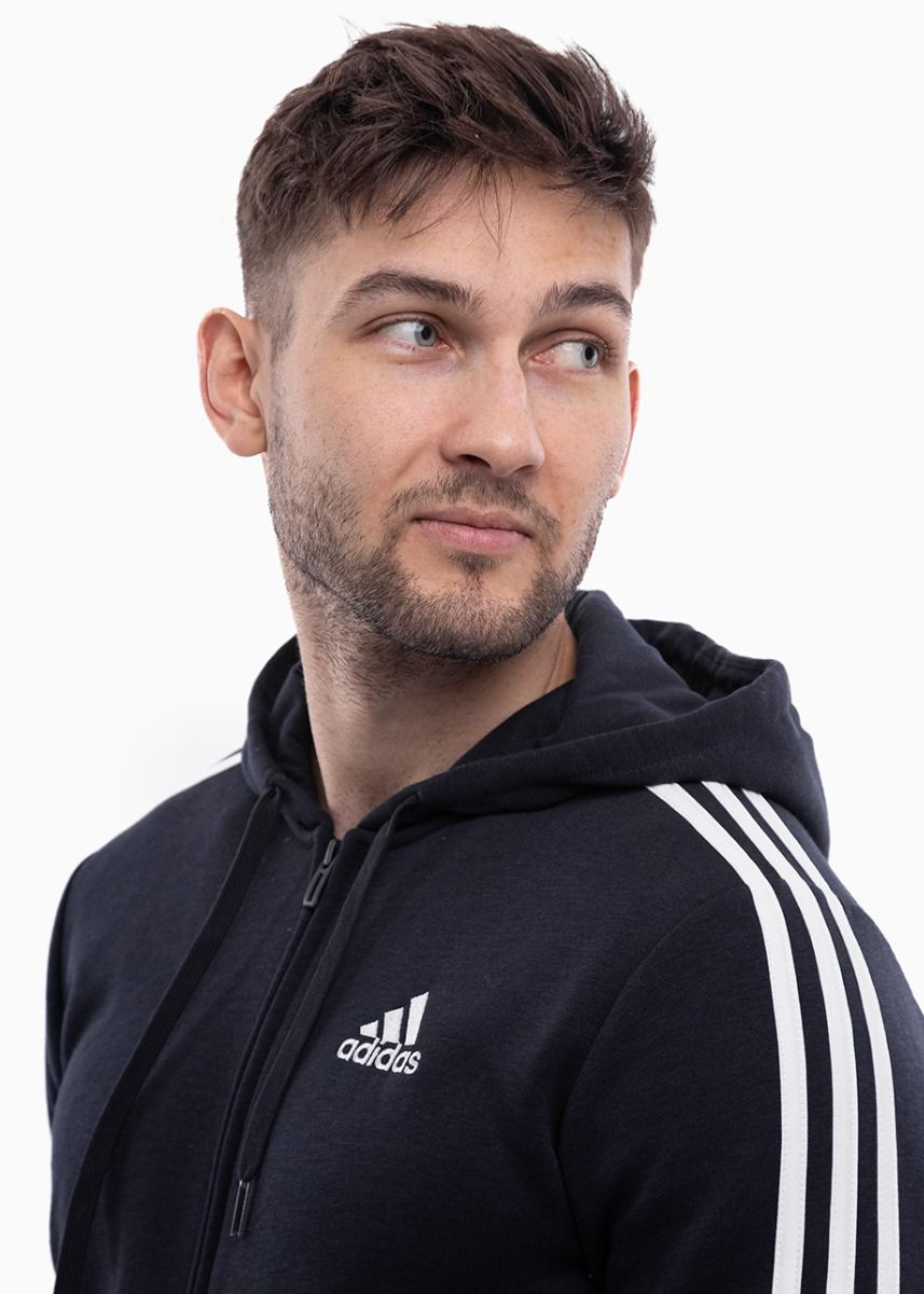 adidas Mikina Pánske Essentials Full-Zip Hoodie GK9053