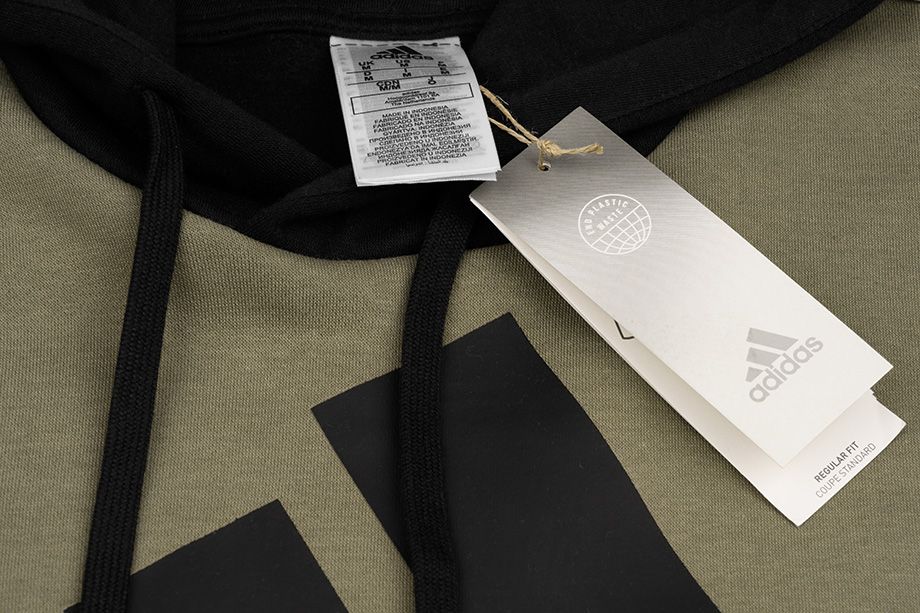 adidas Bluză bărbătească Essentials Colorblock Fleece Hoodie HE4325