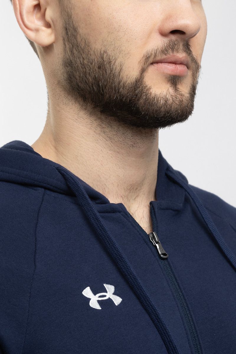 Under Armour Pánska mikina Rival Fleece FZ Hoodie 1379767 410v