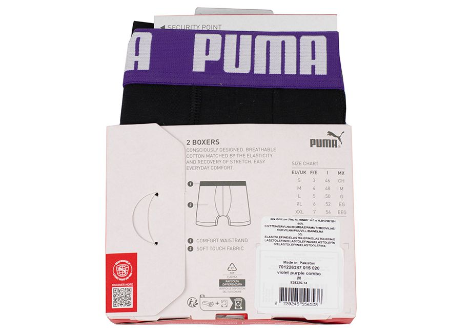 PUMA Pánské boxerky Everyday Basic 2p 938320 14