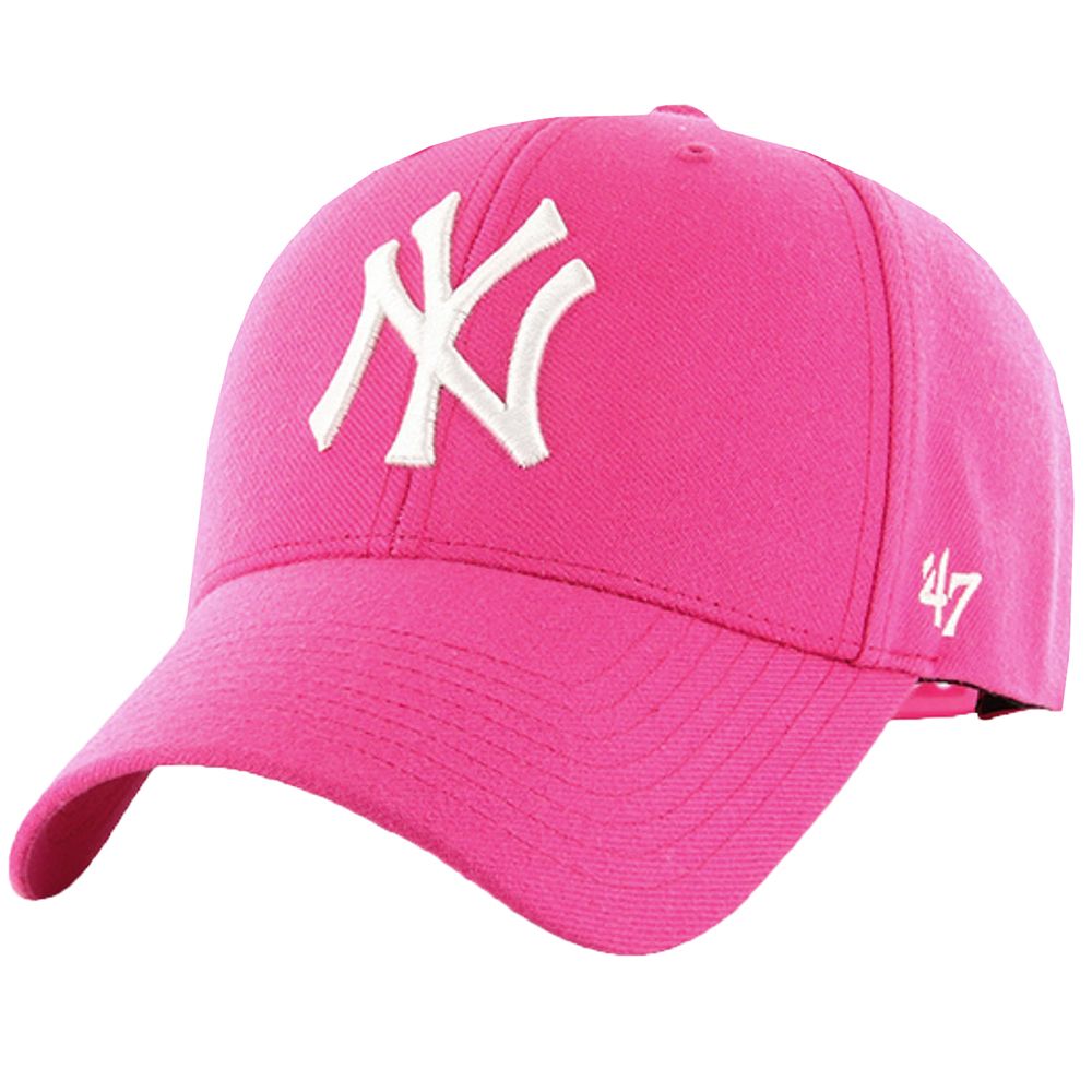 '47 Čiapka šiltovka New York Yankees Magenta B-MVPSP17WBP-MA