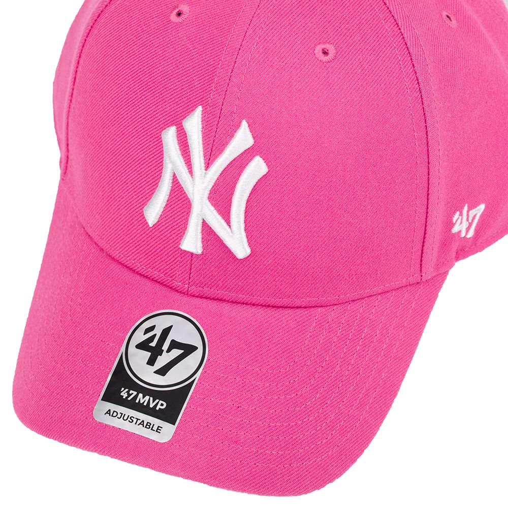 '47 Čiapka šiltovka New York Yankees Magenta B-MVPSP17WBP-MA