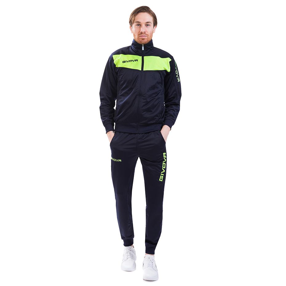 Givova Pánska tepláková súprava Tuta Visa Fluo TR018F 0419 EUR M OUTLET Givova Pánska tepláková súprava Tuta Visa Fluo TR018F 0419 EUR M OUTLET
