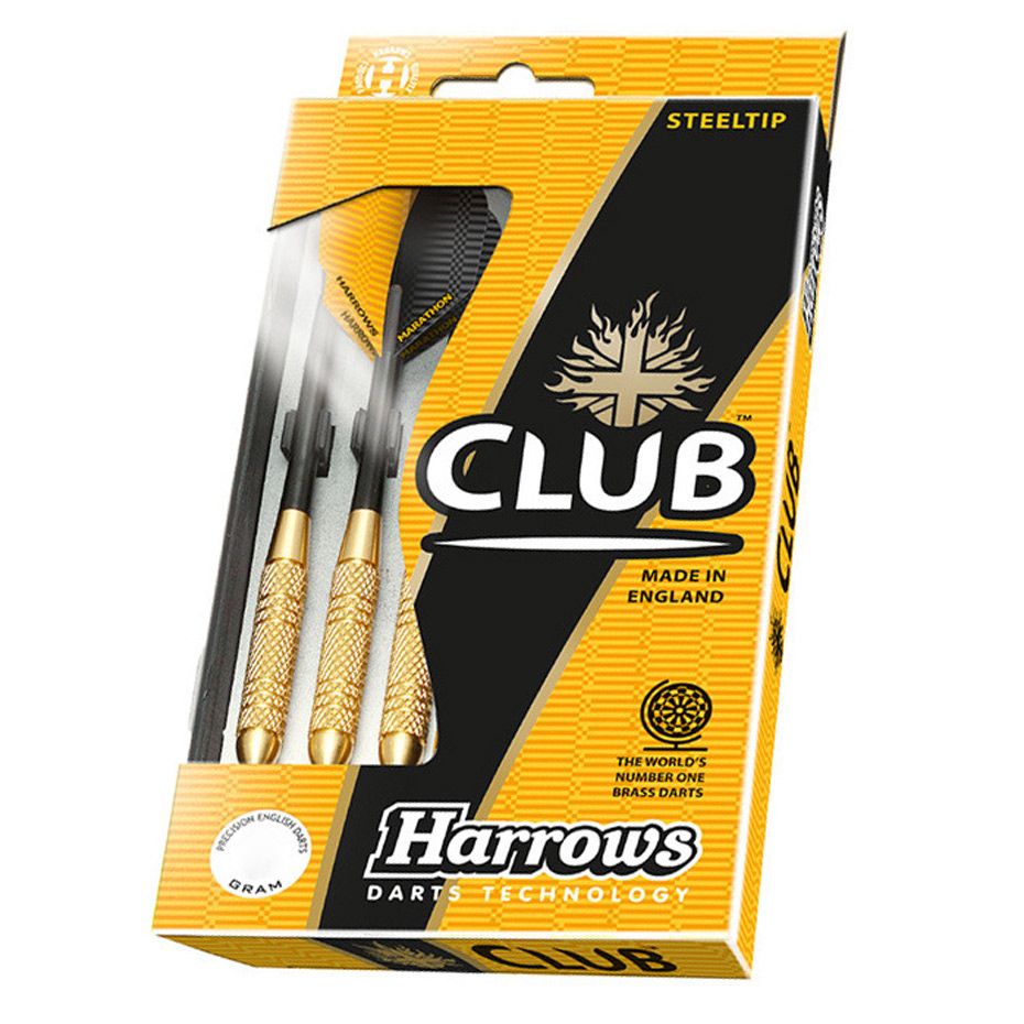 Harrows Šípky Steeltip Club Brass
