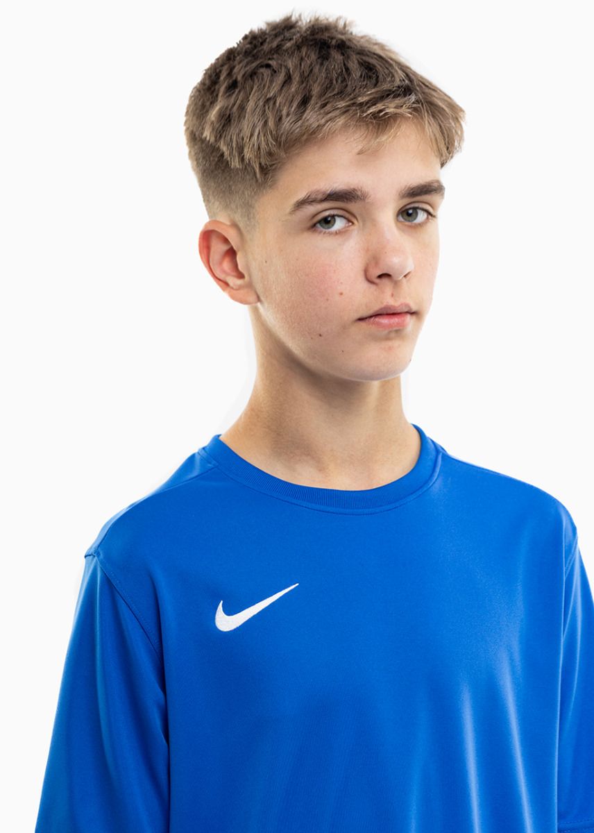 Nike Detský športový set Tričko Krátke Nohavice Dry Park VII JSY SS BV6741 463/BV6865 010 Nike Detský športový set Tričko Krátke Nohavice Dry Park VII JSY SS BV6741 463/BV6865 010