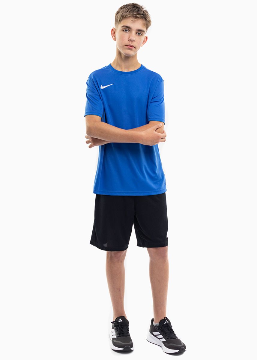 Nike Detský športový set Tričko Krátke Nohavice Dry Park VII JSY SS BV6741 463/BV6865 010 Nike Detský športový set Tričko Krátke Nohavice Dry Park VII JSY SS BV6741 463/BV6865 010