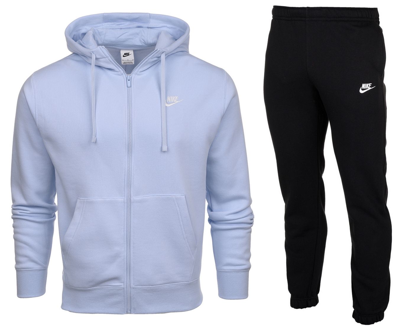 Nike pánska tepláková súprava Hoodie Club Fleece BV2645 548/BV2737 010 