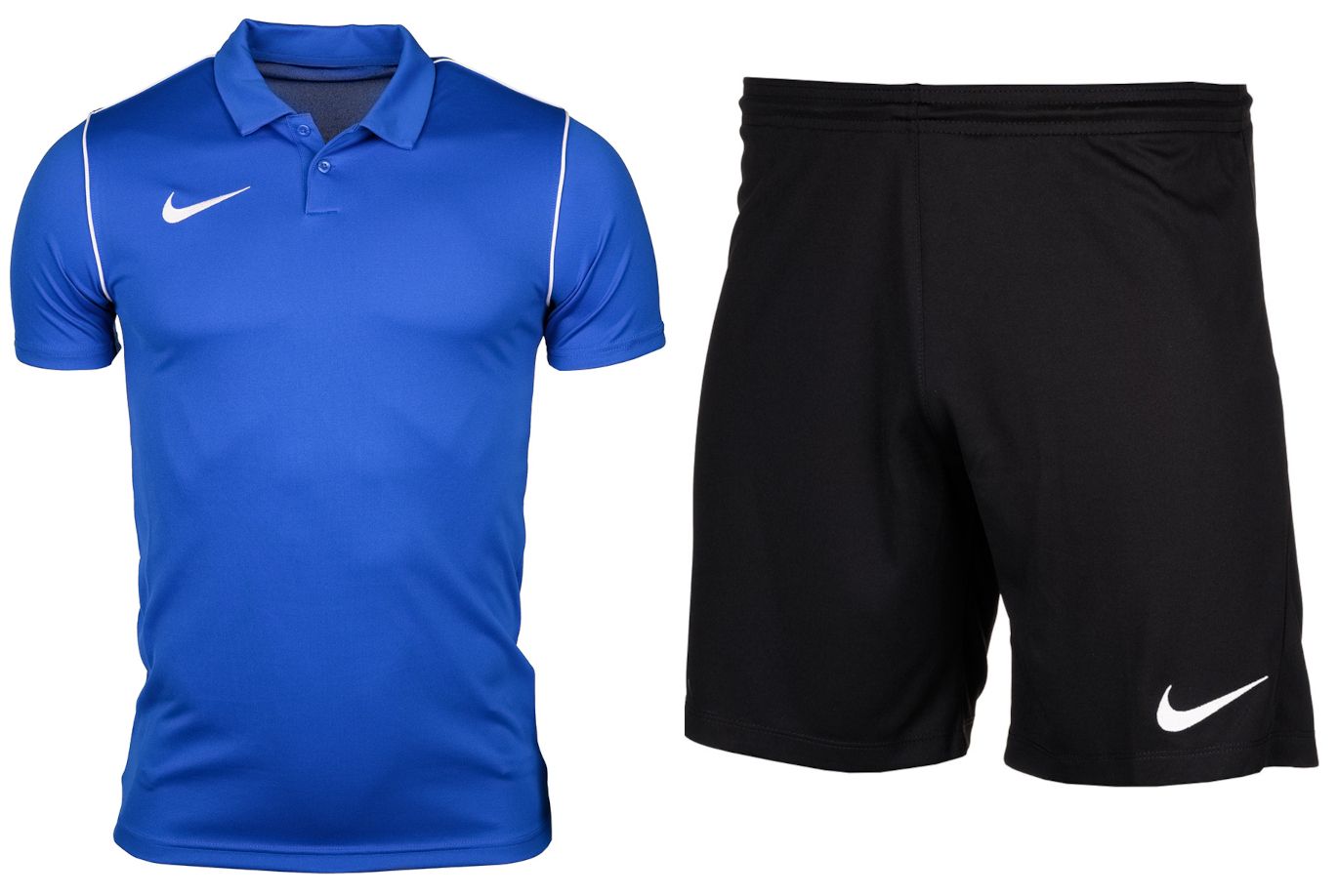 Nike Pánsky športový set Tričko Krátke Nohavice M Dry Park 20 Polo BV6879 463/BV6855 010