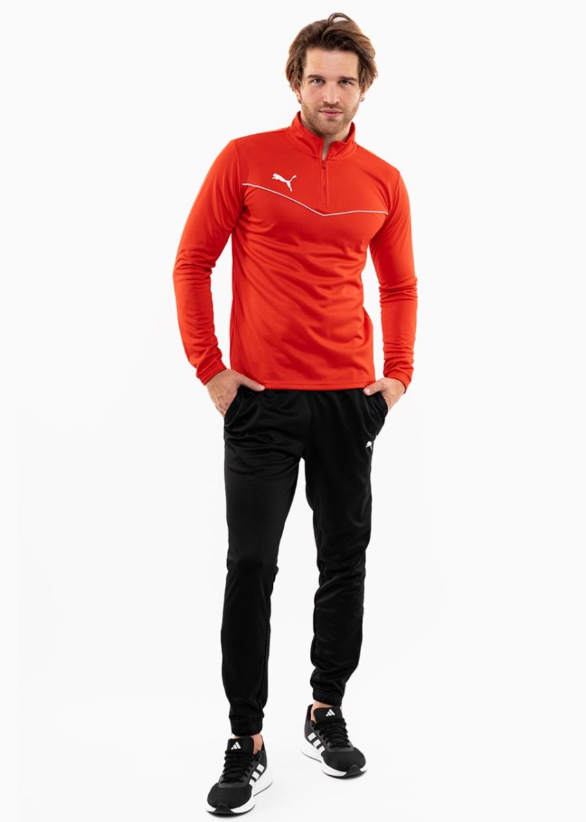 PUMA Pánska tepláková súprava teamRISE 1/4 Zip Top 657394 01/657390 03