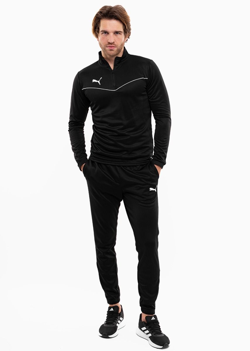 PUMA Pánska tepláková súprava teamRISE 1/4 Zip Top 657394 03/657390 03