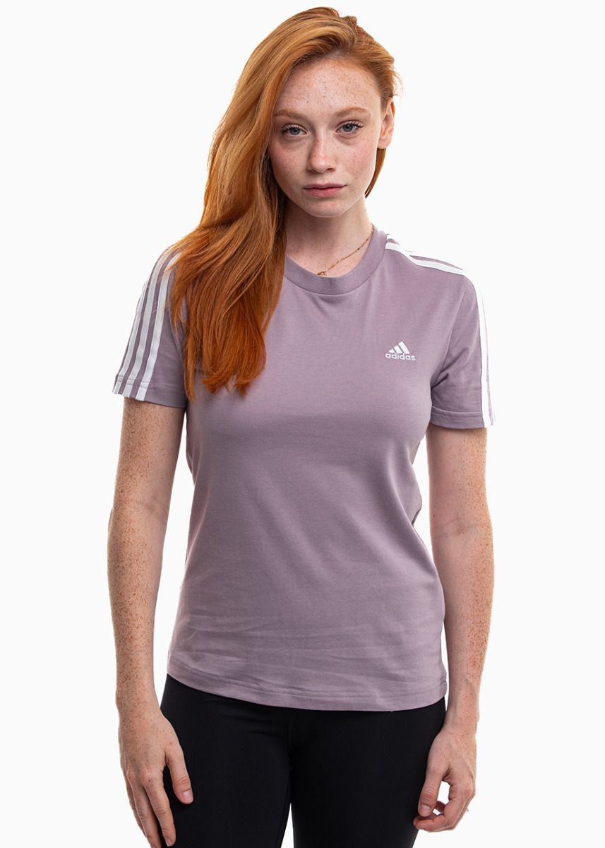 adidas Dámske tričko Essentials Slim 3-Stripes Tee IS1550