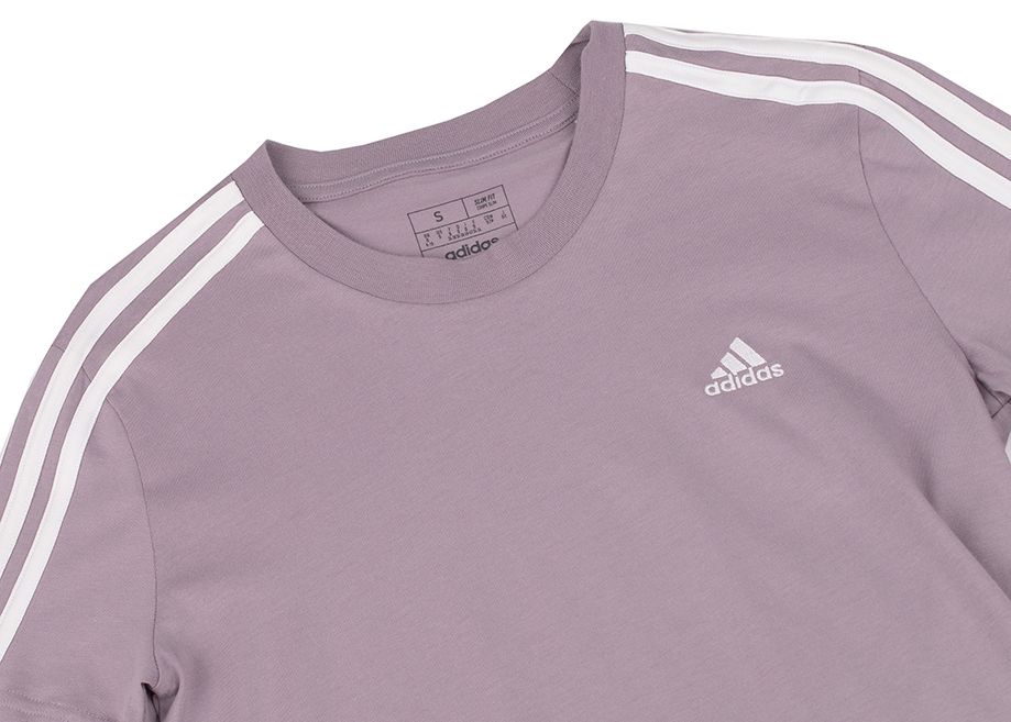 adidas Dámske tričko Essentials Slim 3-Stripes Tee IS1550