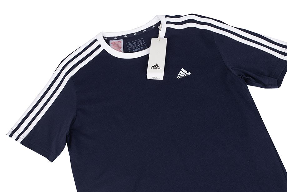 adidas Detské tričko Essentials 3-Stripes Cotton Loose Fit Tee IC3638