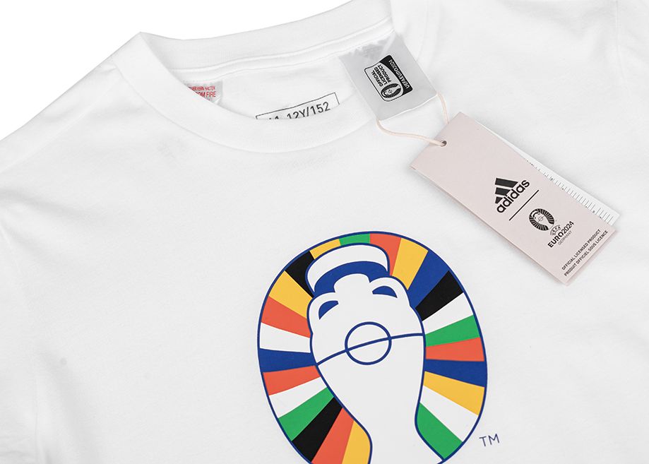 adidas Detské tričko Euro24 Official Emblem IT9306