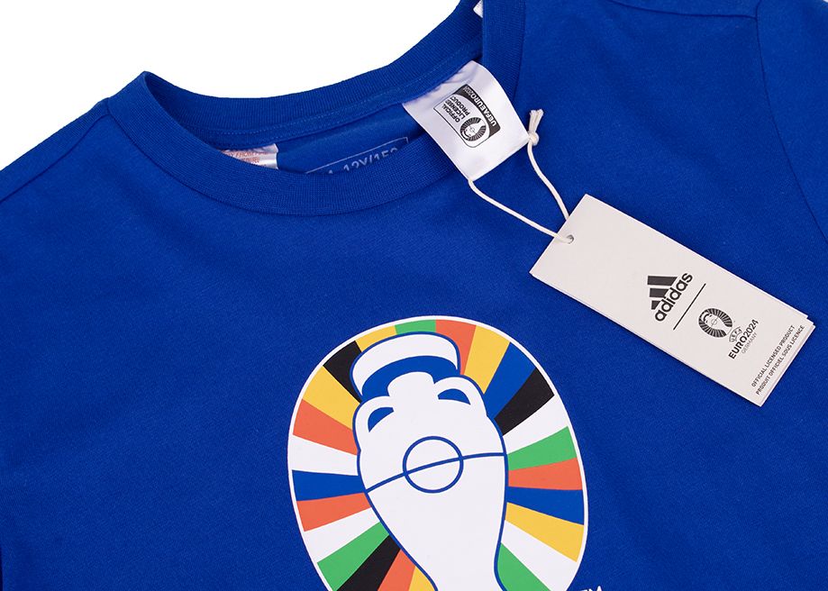 adidas Detské tričko Euro24 Official Emblem IT9309