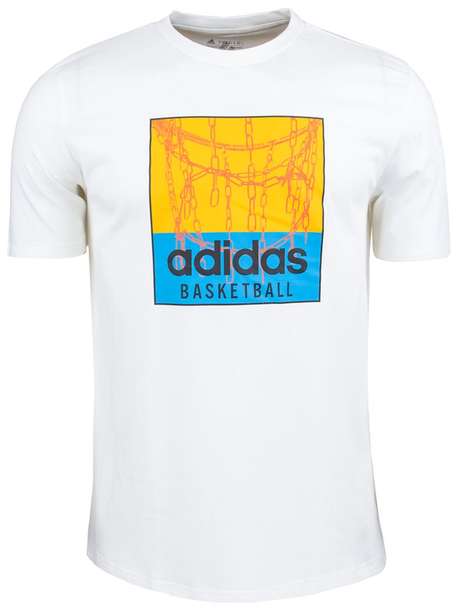 adidas Pánske tričko Chain Net Basketball Graphic Tee IC1861