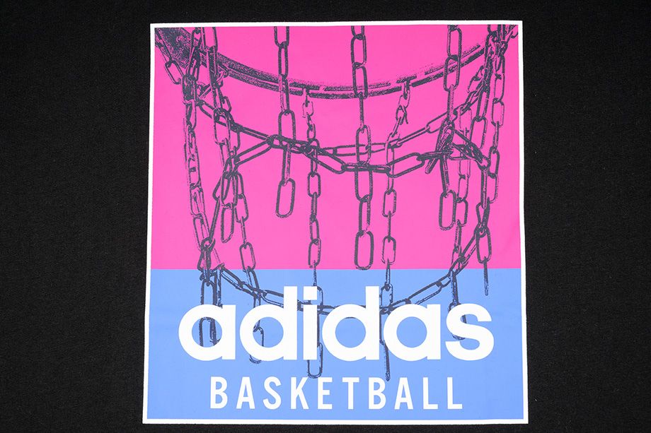 adidas Pánske tričko Chain Net Basketball Graphic Tee IC1862