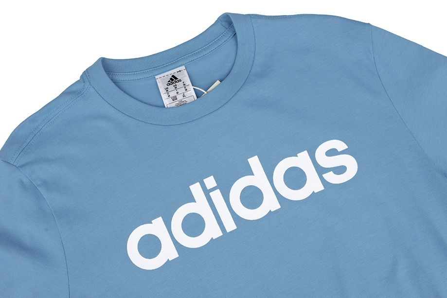 adidas Pánske tričko Essentials Single Jersey Linear Embroidered Logo Tee IC9295