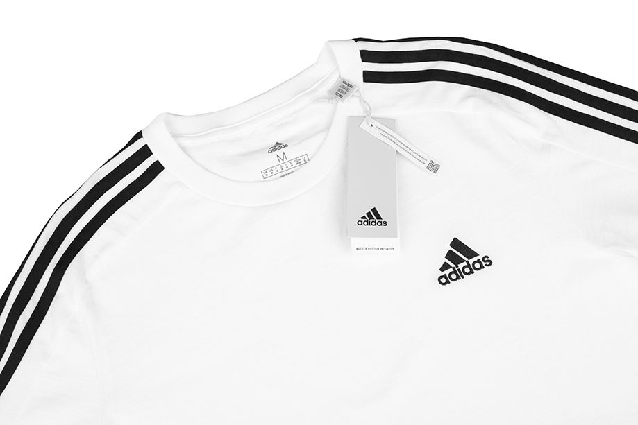 adidas Pánske tričko Essentials Single Jersey 3-Stripes Tee IC9336