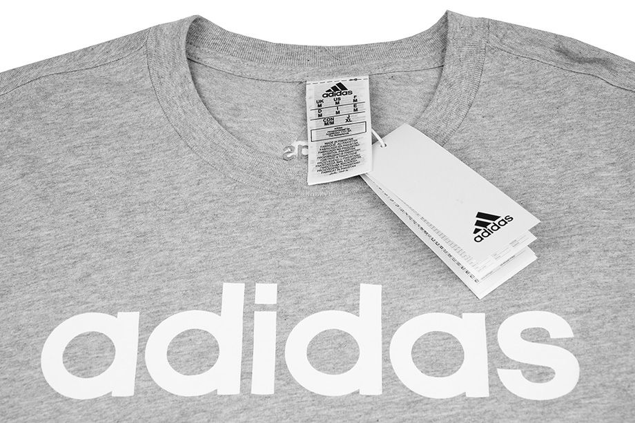 adidas Pánske tričko Essentials Single Jersey Linear Embroidered Logo Tee IC9277