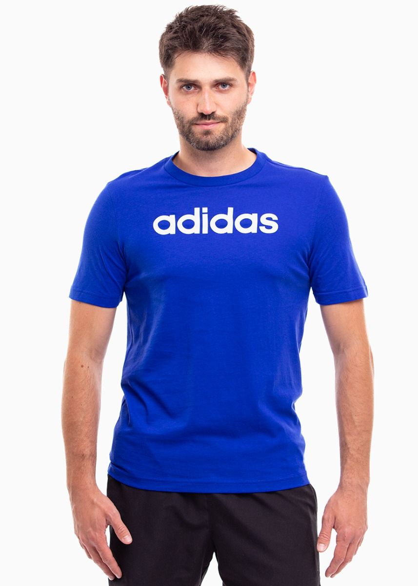 adidas Pánské tričko Essentials Single Jersey Linear Embroidered Logo Tee IC9279