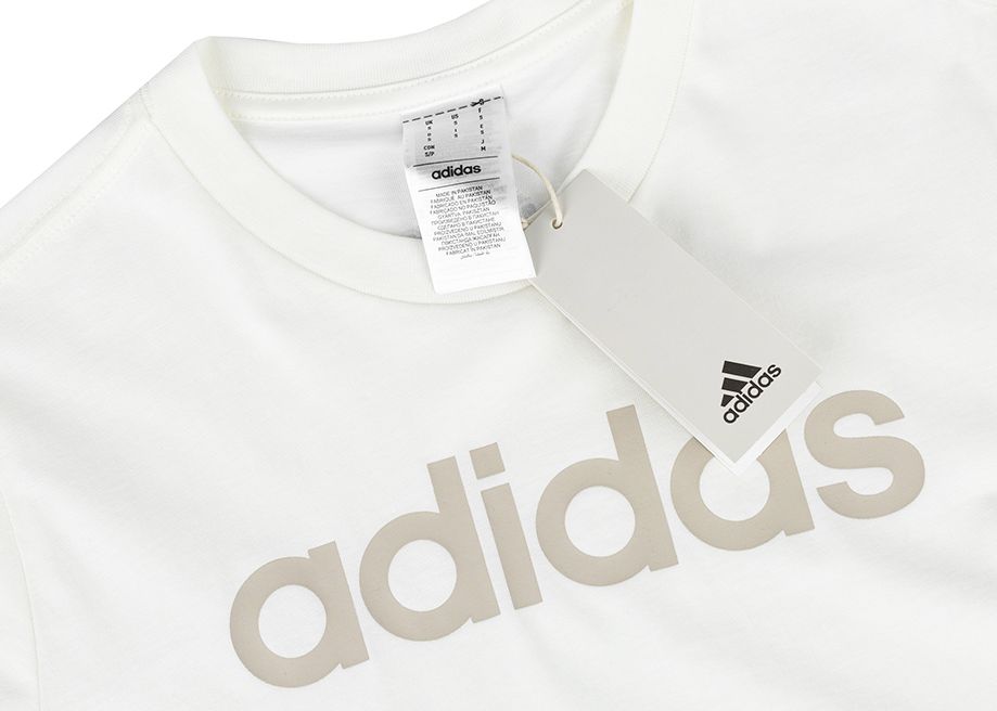 adidas Pánske tričko Essentials Single Jersey Linear Embroidered Logo Tee IS1345