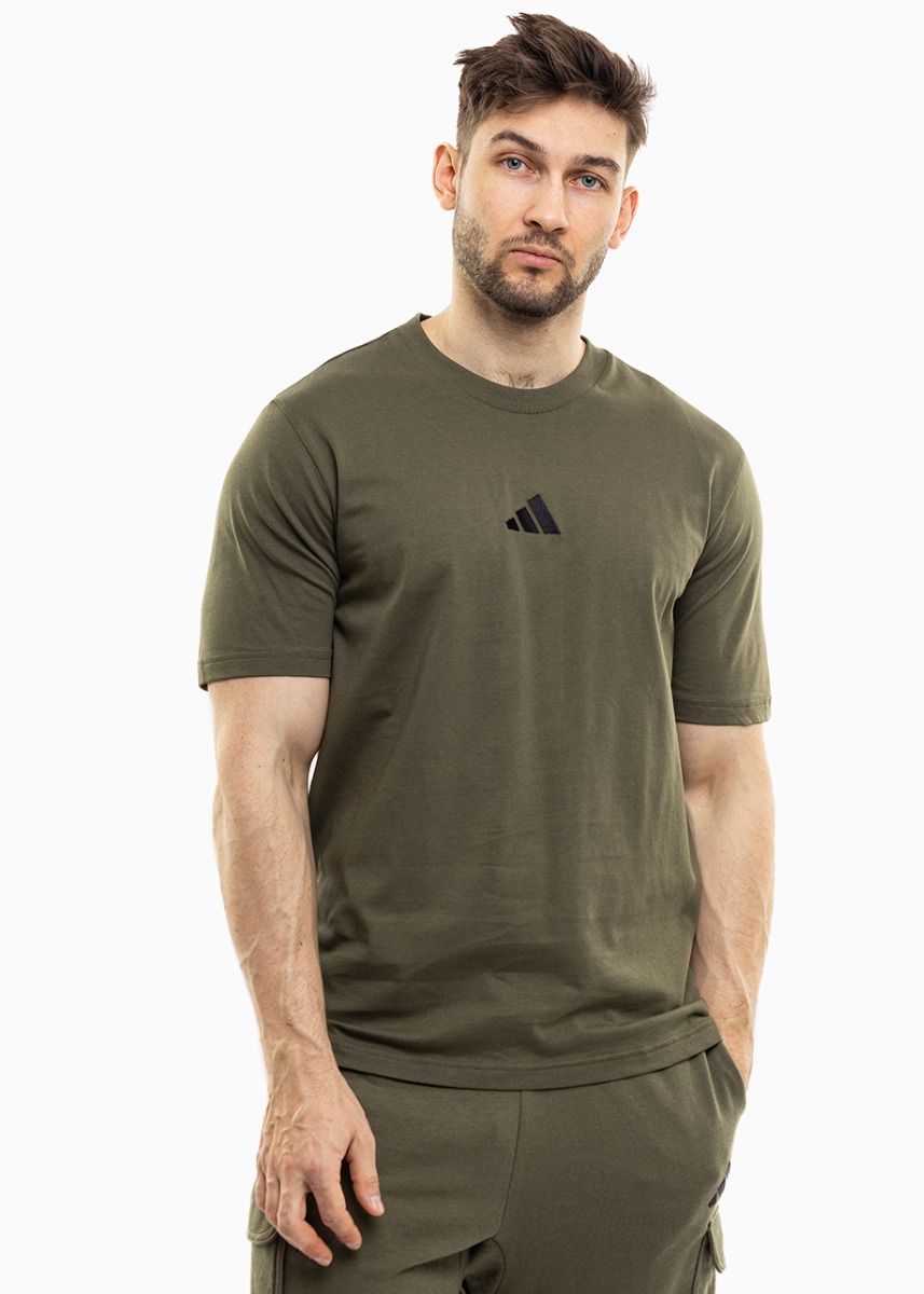 adidas Pánske tričko Essentials Small Logo Single Jersey JF1097